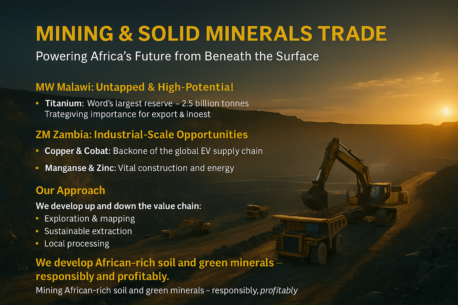 Mining & Solid Minerals Trade Operations